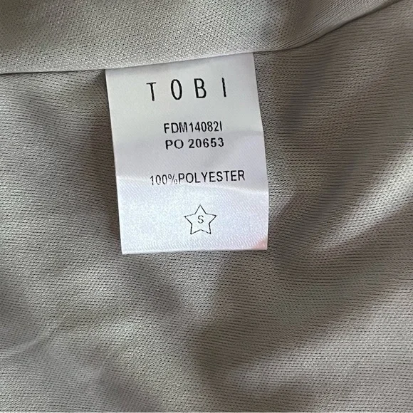 TOBI NWT Black and White Snakeskin Print Maxi Dress Size Small - Picture 14 of 15